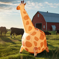 8 ft Inflatable Chubby Giraffe, Christmas outdoor decoration